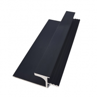 Врізний профіль-ручка PR-8, 18 мм, L=5 м, чорний фактура, Elite