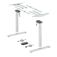 Комплект стола Steelforce Pro 370 SLS, з електрорегулюванням висоти, білий (9309753) Hettich