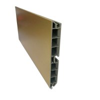 Цоколь пластиковий Scilm H=100 мм, L=4000 мм, золото браш