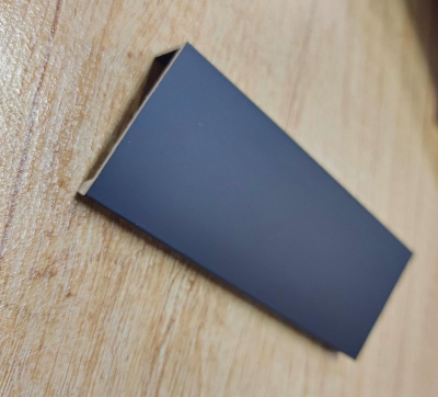 Профіль-ручка U-9  L=5м (чорний матовий)