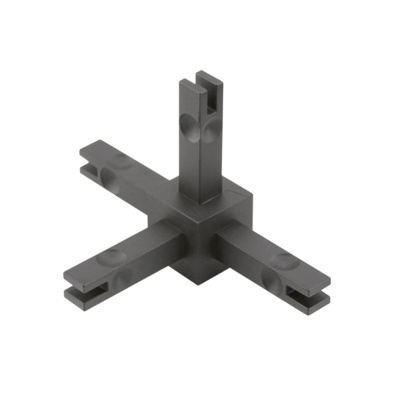 З'єднувальний елемент Cadro, 4-х сторонній, 3D, чорний матовий (9298833) Hettich