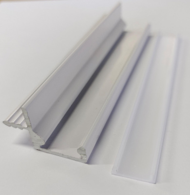 Gola Профіль у верхній модуль під LED, L=5м- білий