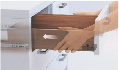 Фиксатор Quadro для деревянных ящиков, правый (9144841)