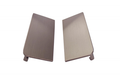 Gola Комплект закритих заглушок профілю L, мідь, Scilm