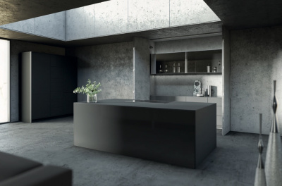 Kitchen WingLine L 230 Pull to move Silent черный, до 25 кг, H ≤ 3000 мм, 4 створки (11283) Hettich