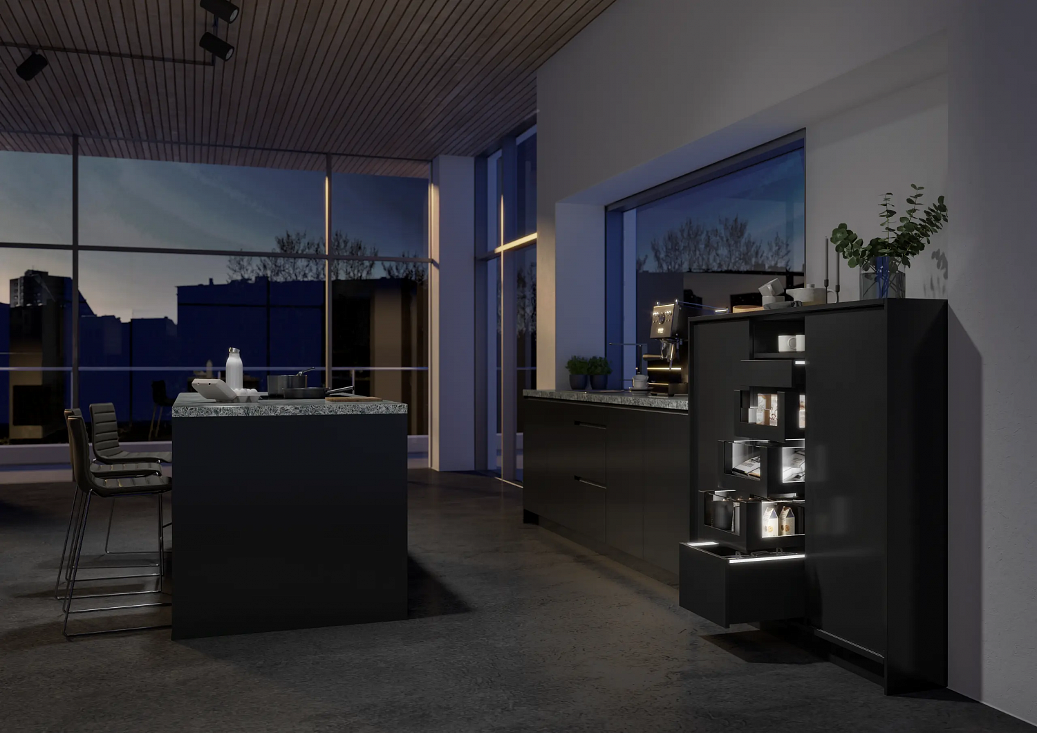 LightTower світловий акцент в меблях LightTower світловий акцент в меблях