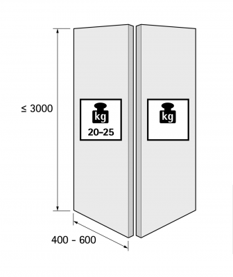 Ходовой элемент WingLine 230 правый (1072988) Hettich