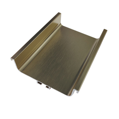 Gola Профіль C д/фасаду без ручки L=5м- латунь фактура