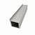 Профіль рамковий Е-6 L=5,5 м, для фасадів з прихованими завісами, алюміній, Elite