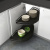 Комплект полиць Salso 400, ширина 400 мм, правий, антрацит (9381086) Hettich