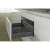 Комплект шухляди ArciTech H=218мм L=500мм, з DesignSide скло, боковина 94 мм, з дотягувачем, антрацит (15408) Hettich
