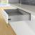 Боковина ArciTech L=500 мм H=126 мм, срібло, ліва (9121223) Hettich