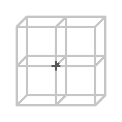 З'єднувальний елемент Cadro, 5-и сторонній, LED, чорний матовий (9303881) Hettich