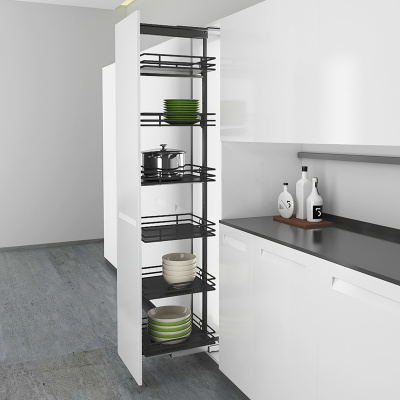 Центральная стойка Olona, ​​400 мм, высота шкафа 1600 – 1950, антрацит (9380995) Hettich