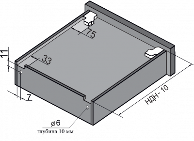 Направл.скрыт.монт п/в L-450 (16-19мм) SYNCHRO-3D с дов.+кр