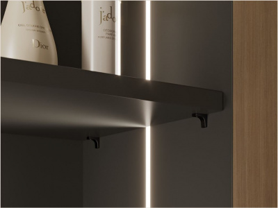 Полицетримач K-Line д/скла d=5мм, чорний нікель (10208030YQ)