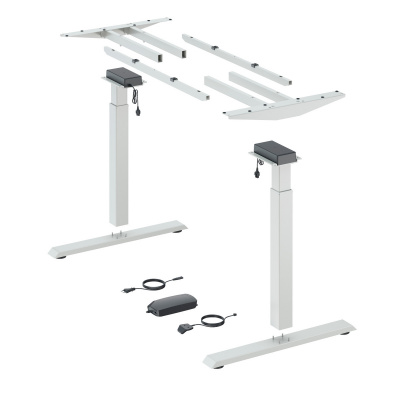 Комплект стола Steelforce Pro 370 SLS, з електрорегулюванням висоти, білий (9309753) Hettich