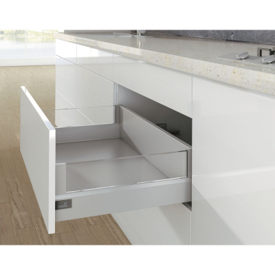 Надставка на боковину ArciTech DesignSide, 550 мм, (186/ 94, 218/126), скло графіт (9282680)