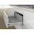 Боковина ArciTech L=500 мм H=126 мм, срібло, ліва (9121223) Hettich
