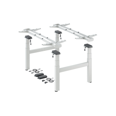 Комплект стола Steelforce Pro 670 SLS Bench, з електрорегулюванням висоти, білий (9311400) Hettich