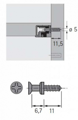 Дюбель, що вкручується, під стяжку VB 35/135 DU 321 (9021847)