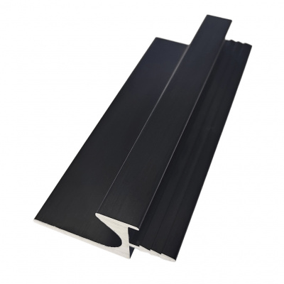 Врізний профіль-ручка UKW 105 18мм L=5м чорний фактура, Elite