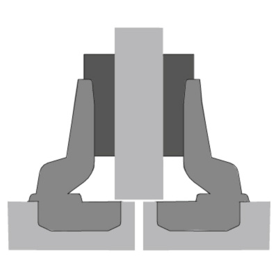 Slide-on 2333 полунакладная 95 (1078661)