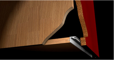 Gola Профіль у верхній модуль L=5м- білий