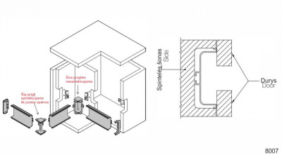 Gola Профіль C д/фасаду без ручки L=4100 мм, мідь, Scilm