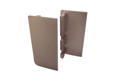 Gola Комплект закритих заглушок профілю L, мідь, Scilm