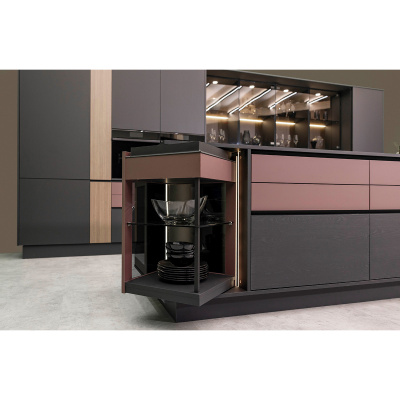 FurnSpin S с системой Push to open Silent сверху, 80 кг, монтажное положение справа (9349284) Hettich