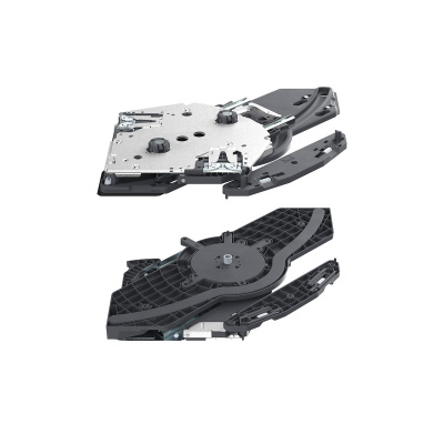 FurnSpin M с системой Push to open Silent снизу, 100 кг, монтажное положение слева (9349301) Hettich
