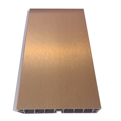 Цоколь пластиковый Scilm H=150 мм, L=4000 мм, медь браш