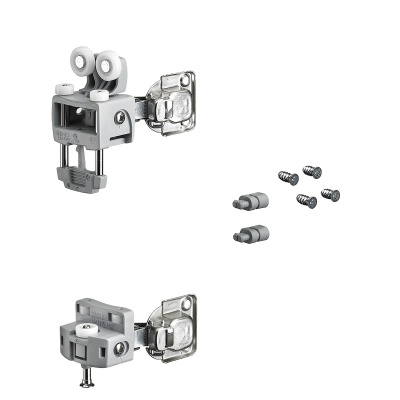 Комплект фурнітури WingLine L для правих дверей, 12 кг, без функції самозачинення, з нижнім елементом, сірий (9278285)