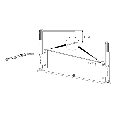 Адаптер гибкий для синхронизации (9262213) Hettich