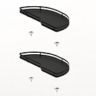 Комплект полок Salso 400, ширина 400 мм, правый, антрацит (9381086) Hettich