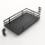 Полка Olona 400, ширина 400 мм, антрацит (9381007) Hettich
