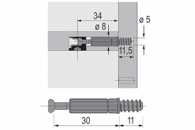 Дюбель Twister під Rastex DU 232 30мм (9047644)