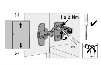 Монтажная планка Sensys D=1,5 мм, с евровинтами Ø 5 x 12 мм, с эксцентриком, черный обсидиан (9308022)