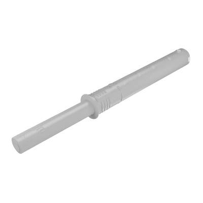 Відштовхувач K-Push L=37мм врізний з демпфером, сірий, Italiana Ferramenta