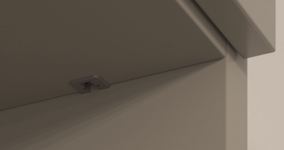 Полицетримач Flipper для полиць від 14 мм, сірий, Italiana Ferramenta