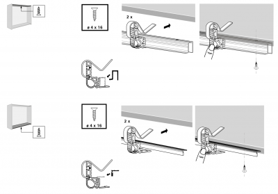 Ходовый профиль верхний WingLine L, 2400 мм, алюминий (9237917) Hettich