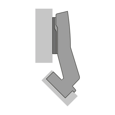 Петля с доводчиком Sensys 8639i, углов. W45 (9088019)