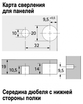 Стяжка VB 36/19, біла (9129786)