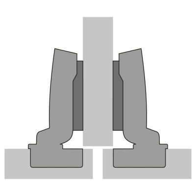Петля без пружины Sensys 8675, полунакладная (9073663)