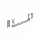 Боковина Inlay AvanTech YOU (под стекло), высота 187 мм, NL 500 мм, серебро, правая (9257138) Hettich