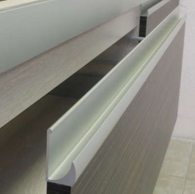 Врізний профіль-ручка UKW 5 18мм L=5м, алюміній, Elite