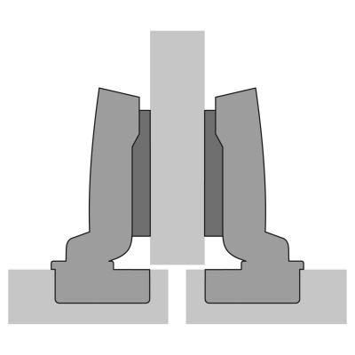 Петля с доводчиком Sensys 8645i, полунакладная (9071206)