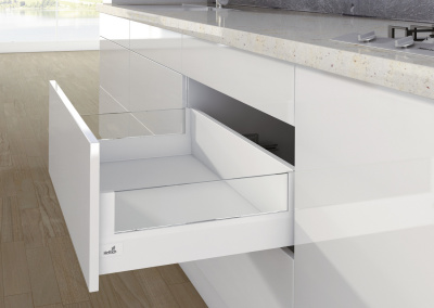Надставка на боковину ArciTech DesignSide, 550 мм, (186/ 94, 218/126), скло графіт (9282680)