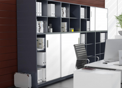 Комплект SysLine S для 2-х дверей, з доводчиками в обидва боки, без нижньої напрямної (17659)